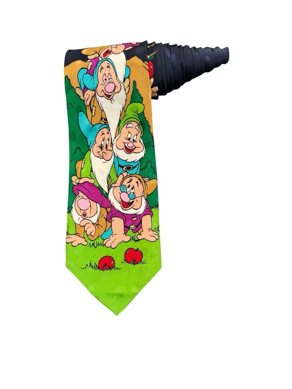 Disney Mickey Inc Snow White And The 7 Dwarfs Cartoon Novelty Necktie